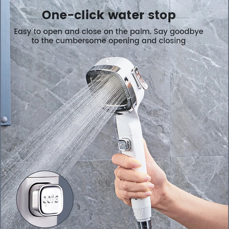 High Pressure Shower Head Water