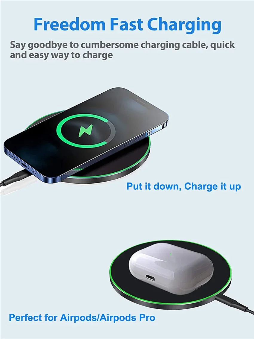 100W Fast Wireless Charger Pad