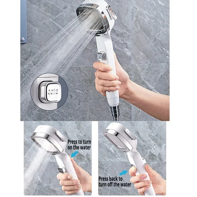 High Pressure Shower Head Water