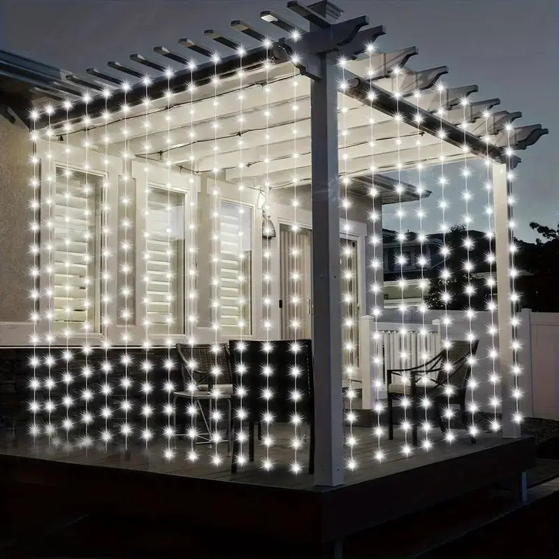 6x3M/3x3m Curtain Garland on The Window