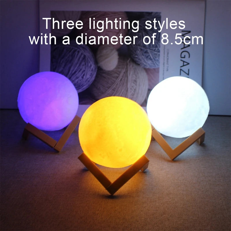 Moon Lamp LED Night 8cm