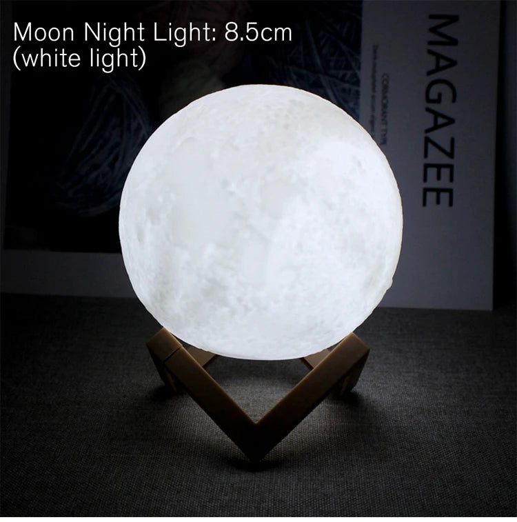 Moon Lamp LED Night 8cm