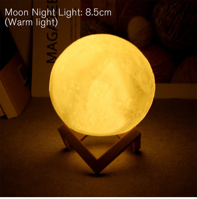 Moon Lamp LED Night 8cm
