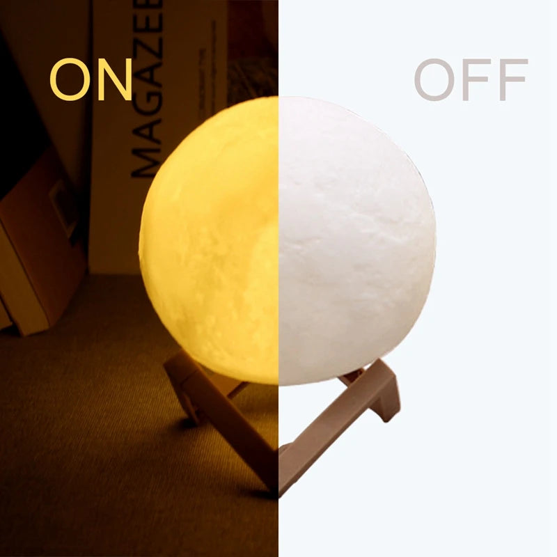 Moon Lamp LED Night 8cm